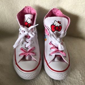 NWOT Converse x Hello Kitty sneakers